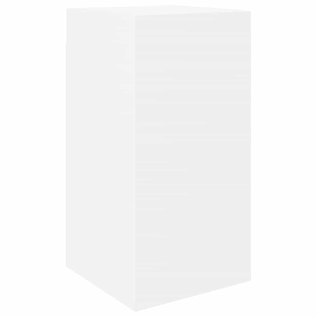 6 Piece Wall Mounted TV Cabinet Set White Particleboard
