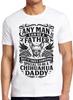 Chihuahua Daddy Funny Father Dog Animal Special Funny Gift Tee T Shirt 2625