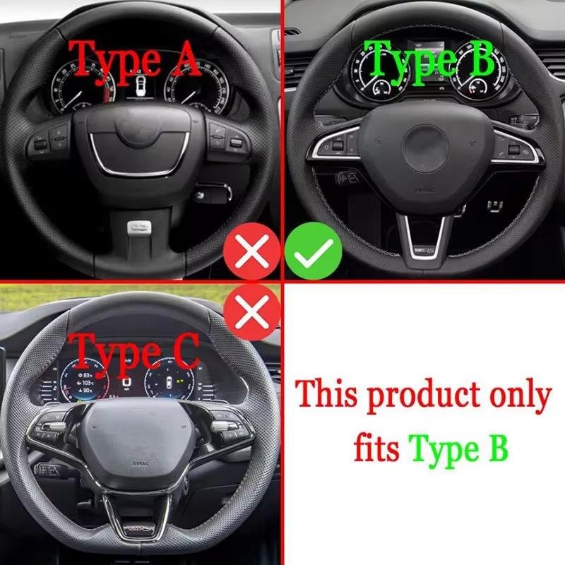 Auto Lenkrad Schaltwippen Verlängerung Schalthebel Aufkleber DSG Getriebe Für Skoda Octavia A7 Mk3 5E Rs Vrs Superb B8 Scala Karoq Kodiaq