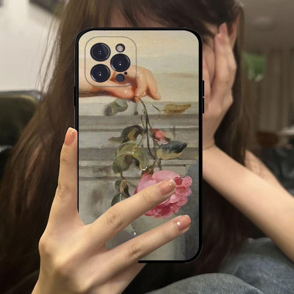 Renaissance Art Phone Case For IPhone 16 15 14 13 12 Mini 11 Pro XS Max X XR SE 6 7 8 Plus Soft Silicone Cover