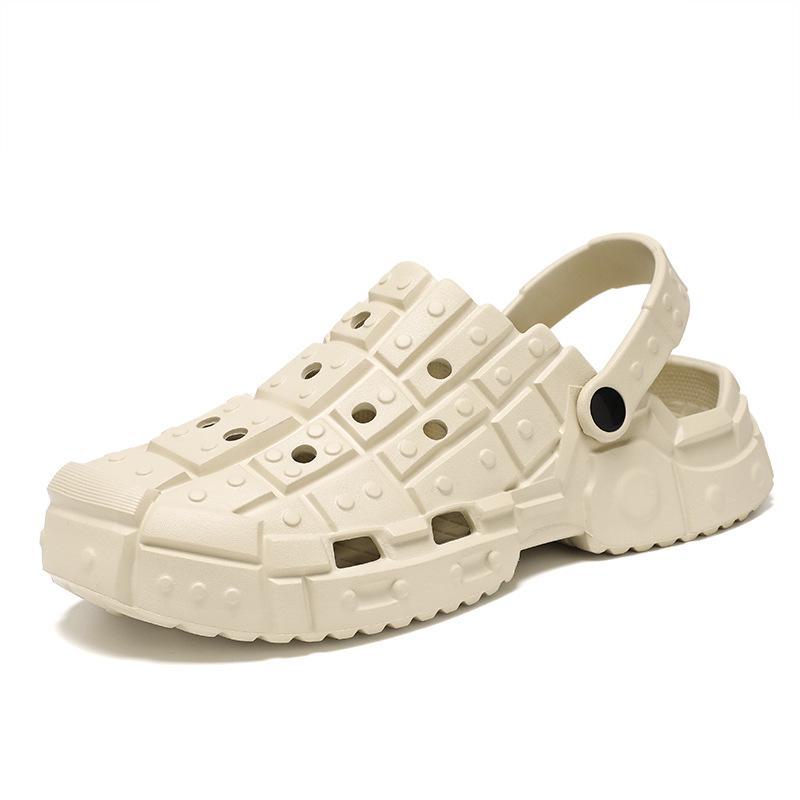 

2024 Мужские уличные модные нескользящие пляжные сандалии на толстой подошве 45