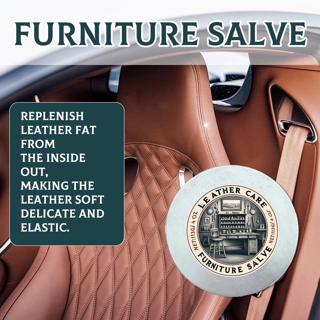 Leather & Furniture Repairing Salve For Wood Furniture,Upgrade Leather Polisher, Moisturizer And Restorer, Household Upholstery Cleaners