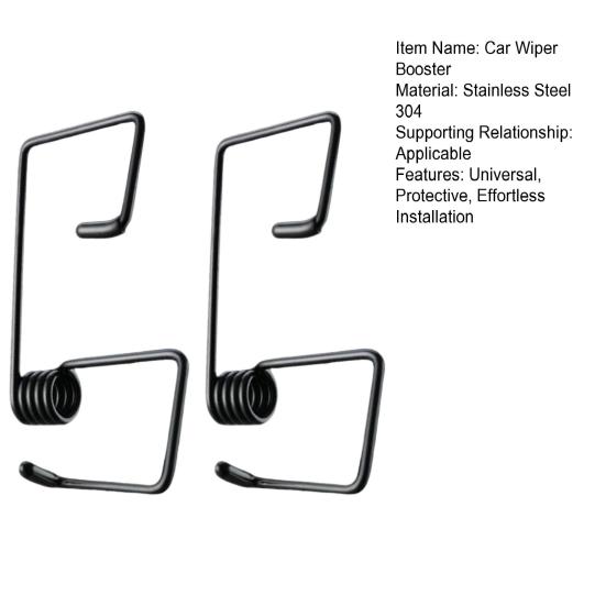 Araba Silecek Kolu Güçlendirici Evrensel Silecek Kolu Yaylı Kolay Montaj Paslanmaz Çelik Silecek Yardım Yaylı Koruyucu Kapaklı Net Görüş Otomatik Parçalar