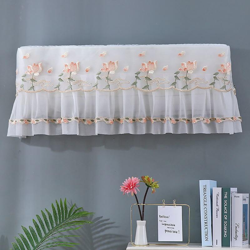 Large Size Lace Hanging Air Conditioning Dust Cover All-Inclusive  Conditioner Protective Luxury Embroidery Home Decoration