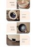 Compact Multifunctional Electric Cooker: Non-stick Mini Dorm Pot, Electric Steamer, Noodle Cooker, and Frying Pan.