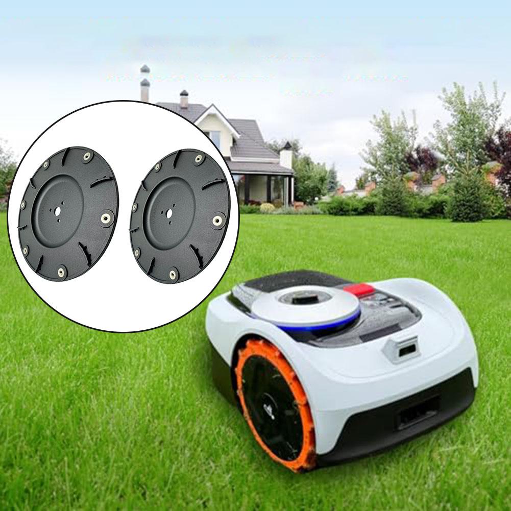 2Pcs Robotic Lawnmower Tuning Blade Disc for Mammotion for LUBA 1 for AWD for LUBA 2AWD Lawn Mower Blade Plate