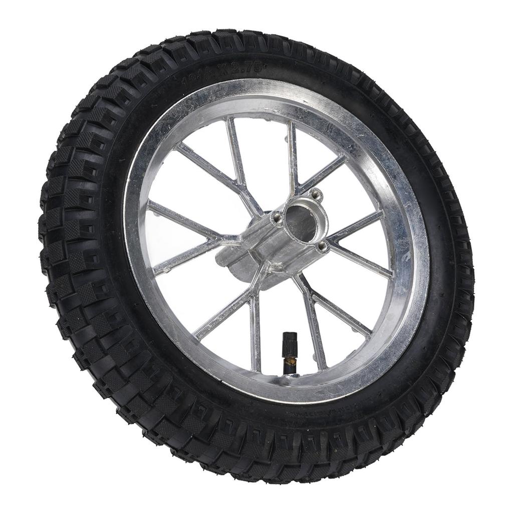 12 1 2X2.75 12.5x2.75 Tire Metal Rubber Rear Wheel Rim Tire Assembly for 2 Stroke Pocket Bike 47cc 49cc