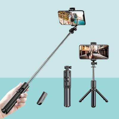 S03 Mini Bluetooth Selfie-Stick und Stativ für Telefon - Tragbarer Desktop-Ständer für Live-Streaming und Reisen