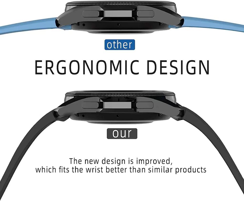 Magnetic Band For Samsung Galaxy Watch 7 6 5 4 44mm 40mm/5 Pro 45mm Silicone Watch Bracelet for Galaxy 6 Classic 43 47 Mm Strap
