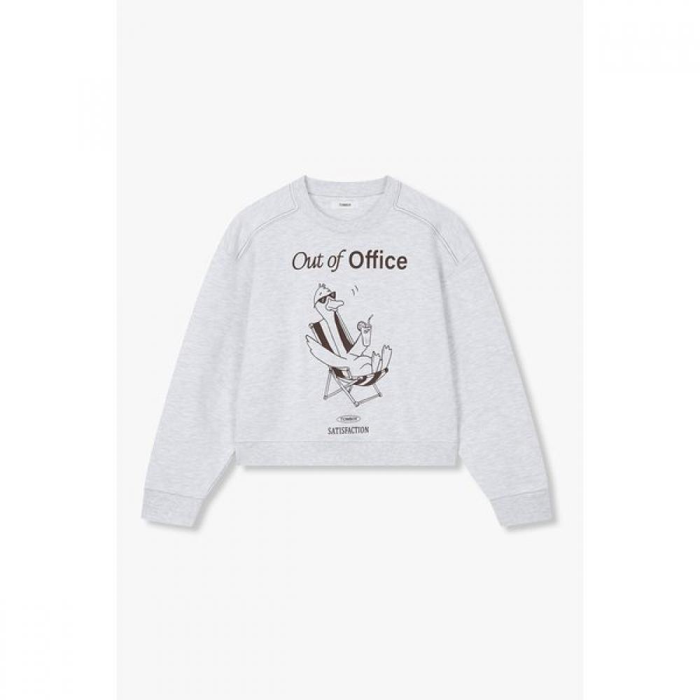STUDIO TOMBOY Graphic Crop Sweatshirt  9106122107 