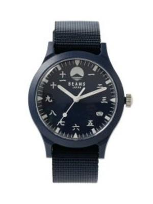 BEAMS Japan Original Watch Kanji NAVY