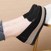 Korean Style Women's White Platform Sneakers - Spring/Autumn 2024 Collection