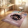 Personalized Crystal Velvet Carpet,SEVENTEEN Custom Printed Name, Plush Area Rug For Home Indoor Decor