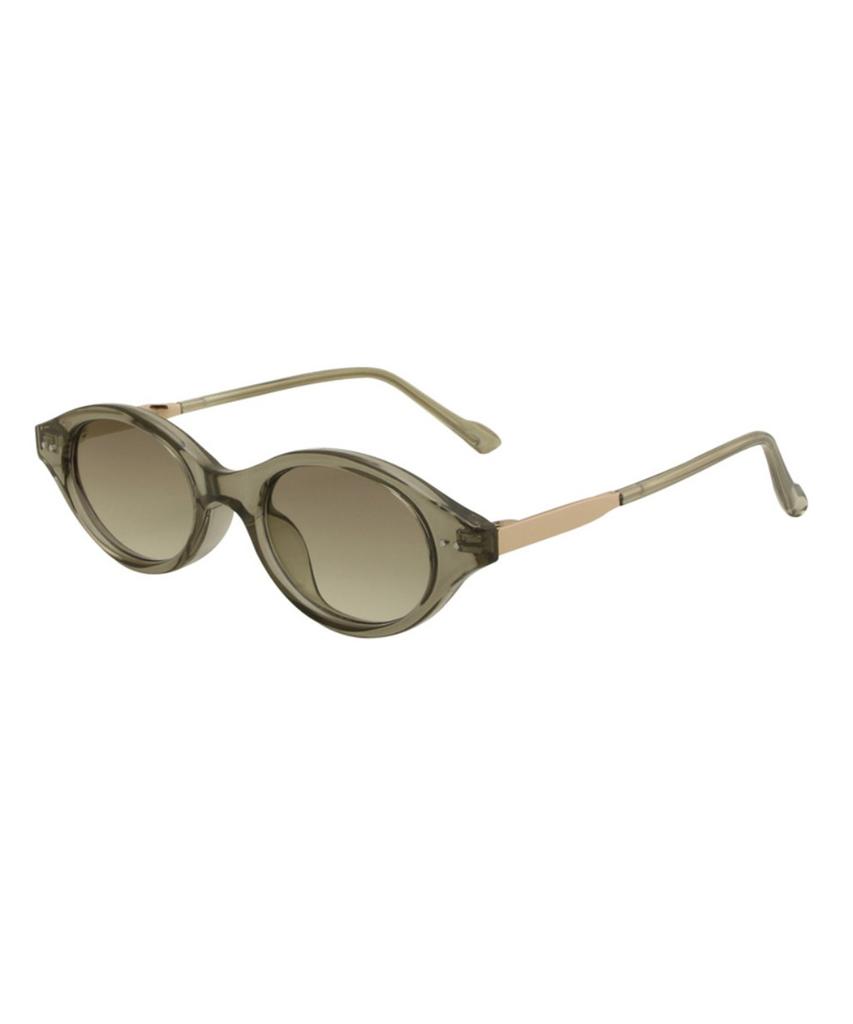 MAISON MASTER Raf Sunglasses Crystal Green-Gray Tint