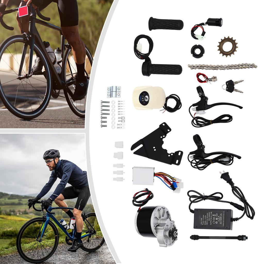 250 W Electronic Conversion Installation Kit for Bicycle Chain Drive, Electric Gear Bicycle Rear Derailleur, 250W Mid Kit E-Bike