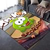 2025 Neuer Om Nom Stories Teppich für Wohnzimmer Schlafzimmer Zuhause Sofadekoration, Kinderspiel Rutschfeste Fußmatte100