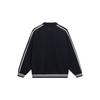 LiNing Sports Fashion Series Color-Block Logo Baseball Collar Single-Breasted Jacket Unisex Jacket Black AWDT545-2