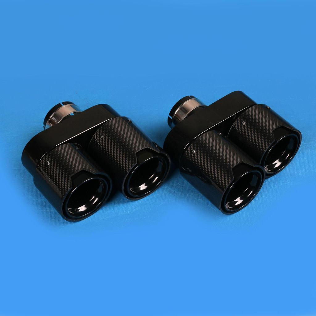 Carbon Fiber Exhaust Tailpipe for BMW X5/X7 G05/G07 - Easy, No-Damage Installation