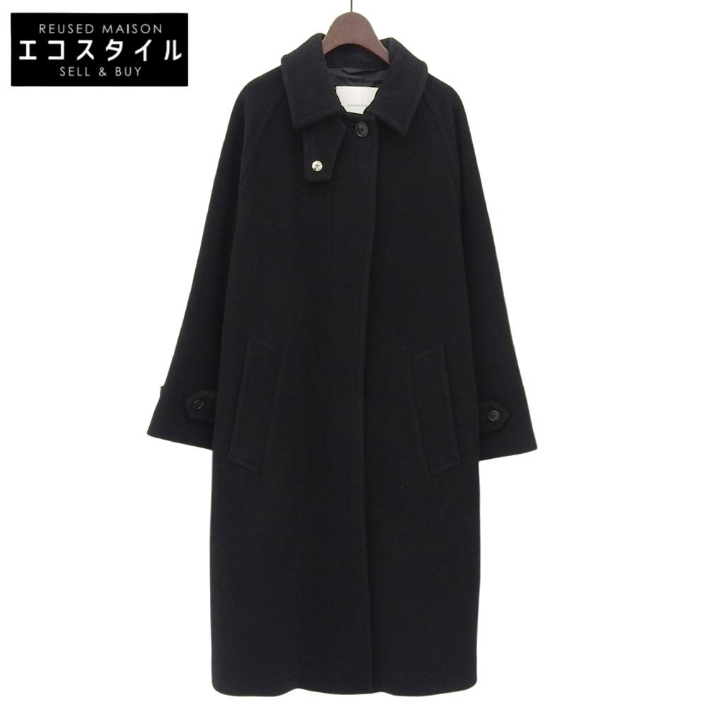 MACKINTOSH Women's Wool Coat, Black, Size 8, LDS BLACKRIDGE LM-070BS Coat 8 blackUsed