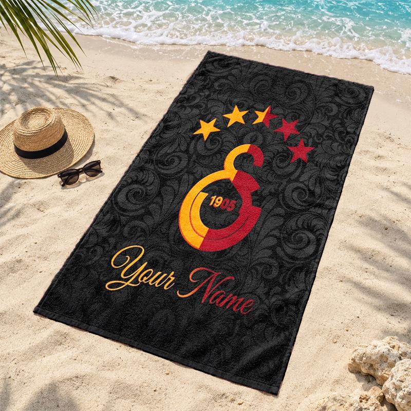 Galatasaray Custom Name Beach Towels Also Serve As Bath Towels Summer Essential a Musthave for the Outdoors the Beach and the Pool