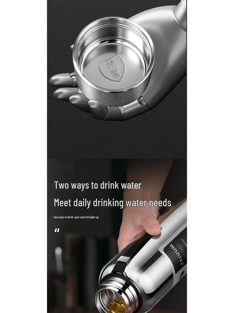 316 Stainless Steel Insulated Kettle with Tea Separator - Large Capacity, Custom Logo, Unisex