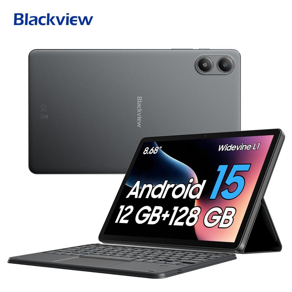 Blackview LINK 2 12.7-Inch Tablet Android 15 ,12GB RAM 256GB Memory,Large Display Widevide L1,Octa-core G100, 5000mAh
