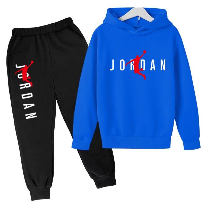 Felpa con Cappuccio per Bambini Lettere da Basket Pullover 3-12 Anni Giacca Felpa+Pantaloni Ragazzo Ragazza Neonato Abbigliamento Jogging Tempo Libero Moda Marca Set