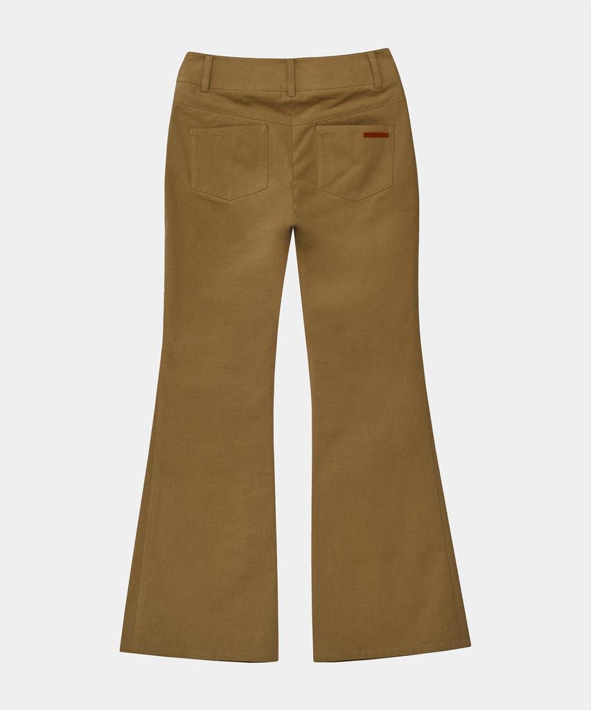 Lipeullegtibeulum Groovey Cutting Bootcut Pants (Desert Camel)