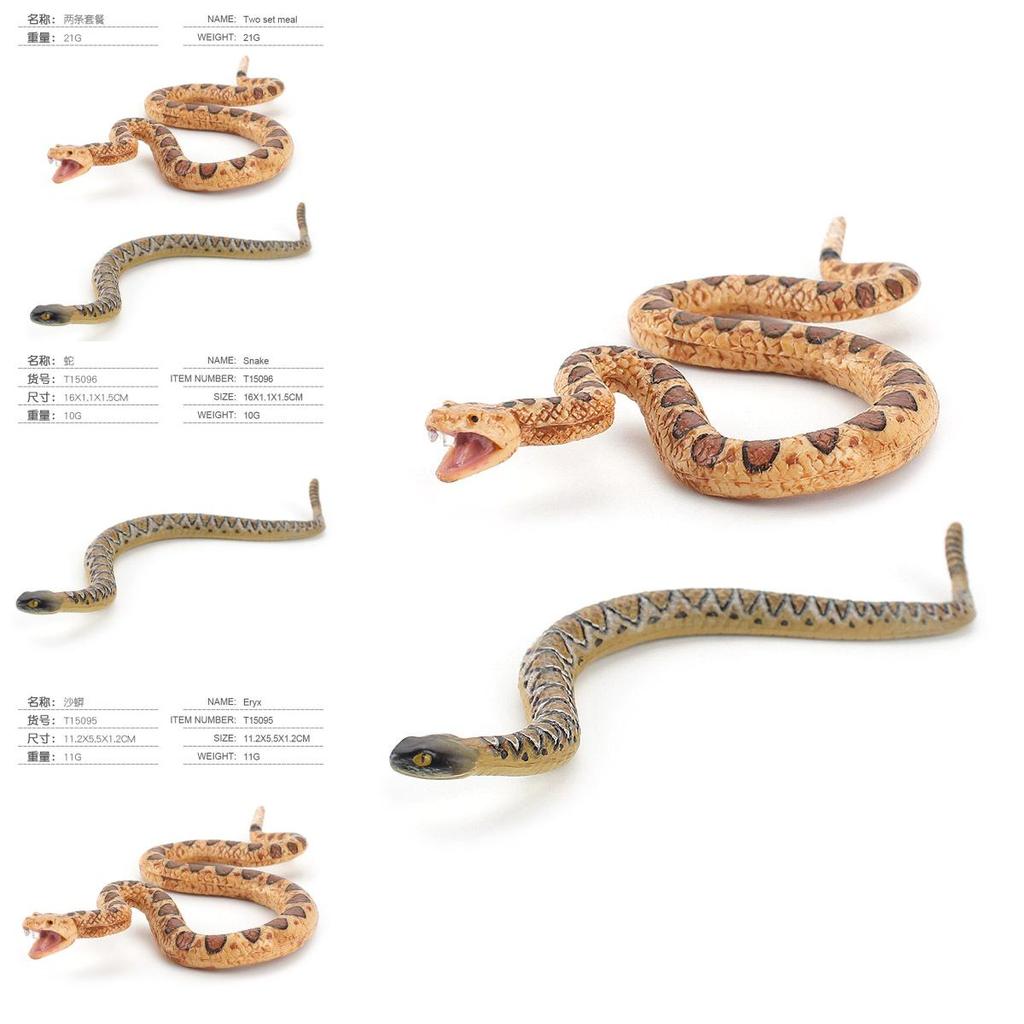 Sand Python Model Pvc Reptile Scene Decor For Nature Lovers And Collectors