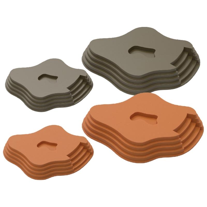 Reptiles Animal Feeding Plate Durable ABS Construction Shallow Water Dish For Turtles Lizards