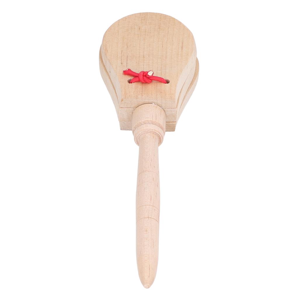 Castanets Safe Wood Material Soft Sound Portable Developing Musical Sense Educational Hand Castanets Toys for Kids