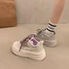 Women's Platform Sneakers  Autumn New Outdoor Non Slip Comfortable Casual Shoes Height Increase Fashion Lace Up Board Shoes