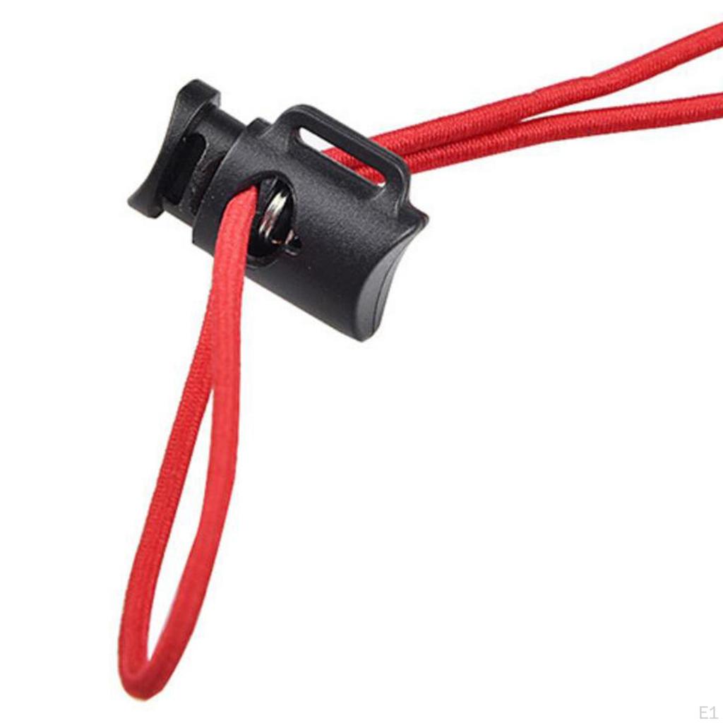 1 Paar Kordel mit verstellbarer Schnalle, Elastisches Seil für Rucksackhalterung Trekking Wanderstock