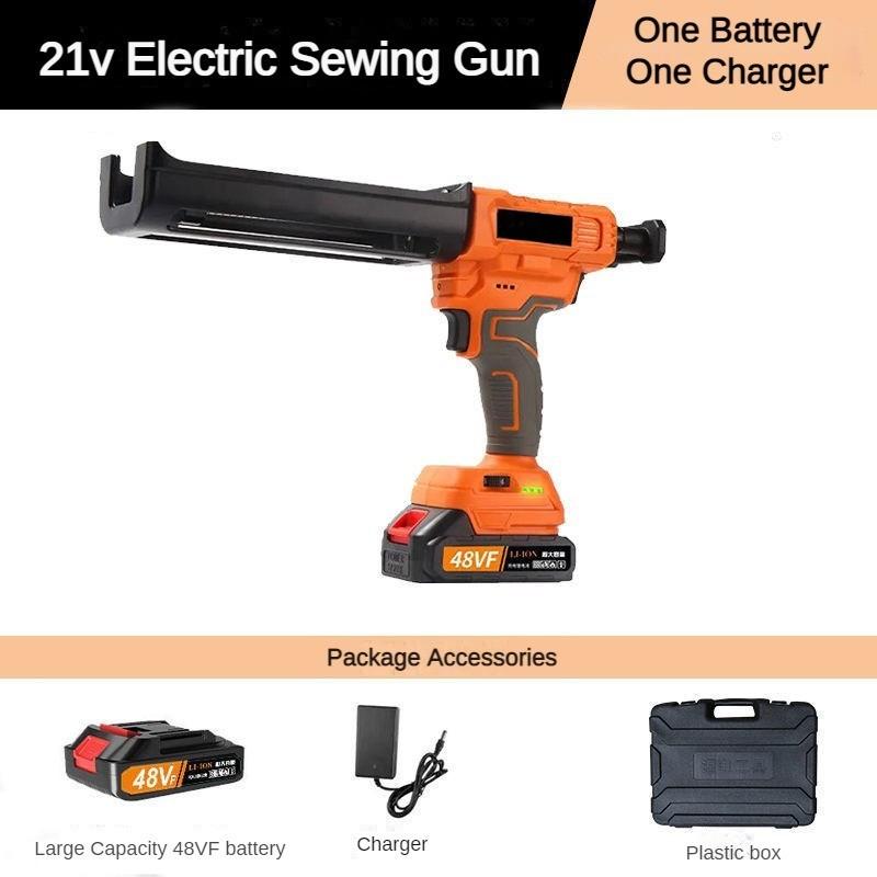 21V Household Repair Power Tool Fully Automatic Beauty Seam Glue Machine Electric Double Tube Glue Gun