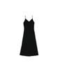 320SHOWROOM Feminine Line Sleeveless Slit Long Dress Black