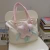 Tote Bag Nylon Large Capacity Removable Cute Star Doll Messenger Bag for PC Book Lipstick