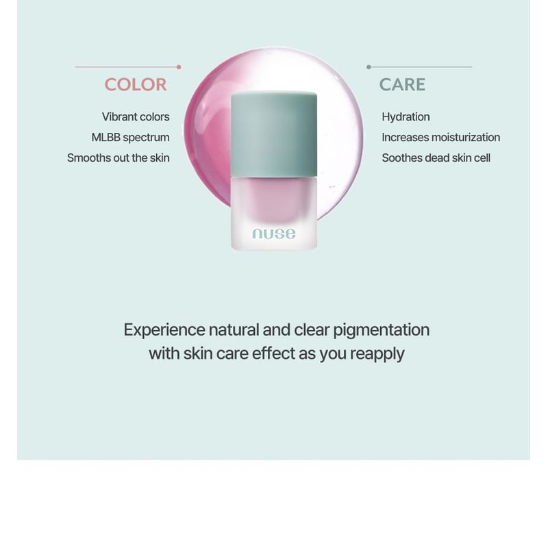 nuse - Mousse Care Cheek DIY Cushion Gift Set - 2 Colors