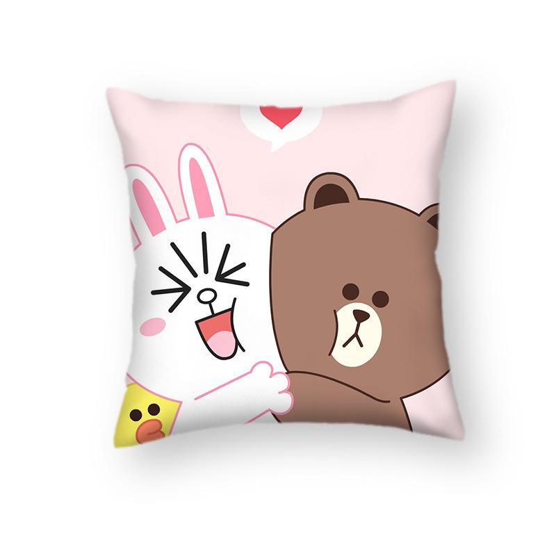New Cartoon Doll Home Cute Pillow Cushion Cover Couple Gift Nap Sofa Car Gift Pillow