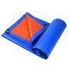 Thickened Wear-resistant Sunshade Tarpaulin Outdoor Blue Orange Plastic PE Shade Sails Suitable for Picnic, Cushion, Rest