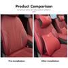 Car Headrest Waist Triangle Pillow Memory Foam Cushion Support For Volkswagen VW Polo Jetta Sagitar Magotan Passat B5 B6 B7 CCOJ2