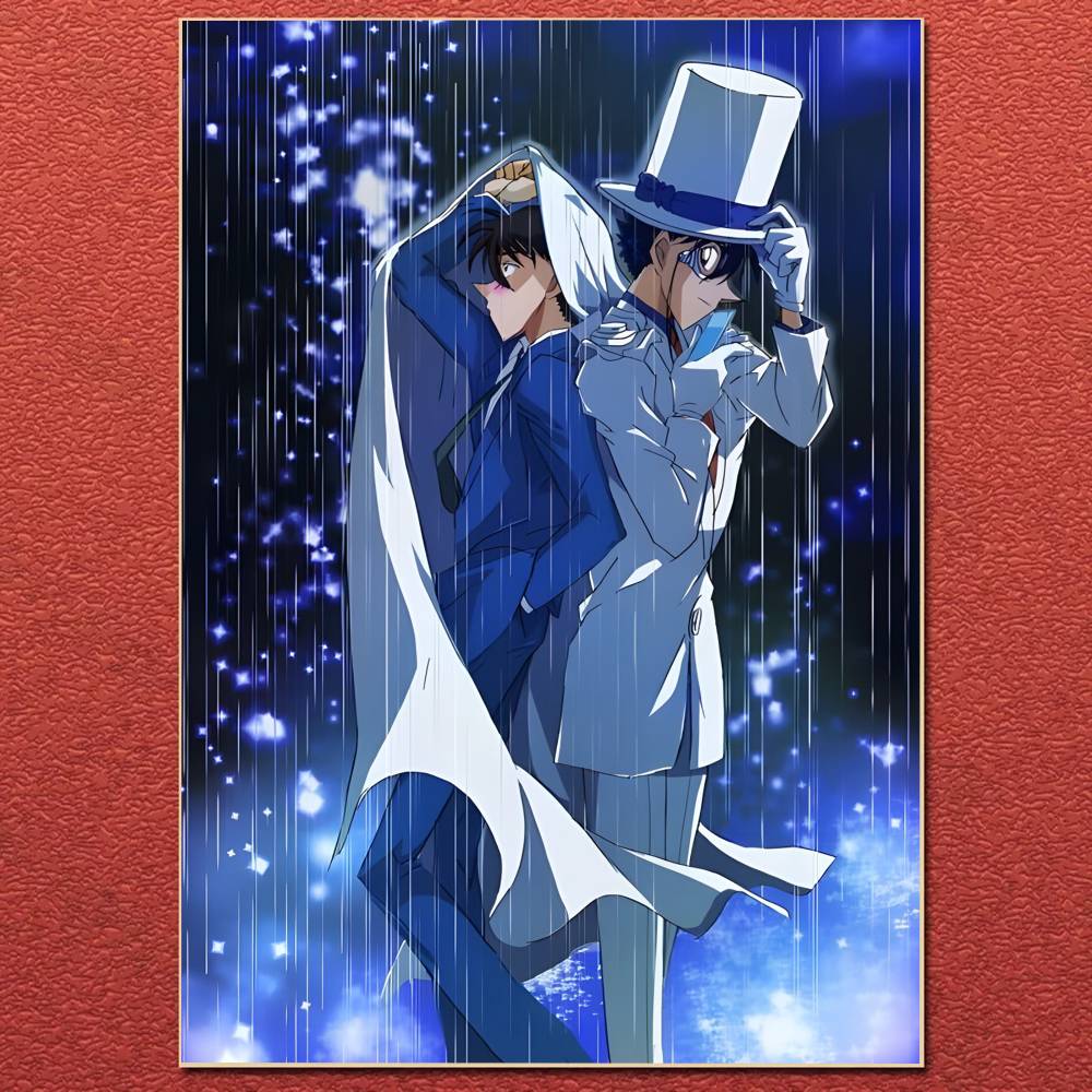D-DETECTIVE Conan ANIME Poster Leinwandbild Poster Mit Drucken Haus Schlafzimmer Wohnzimmer Dekoration Geschenk