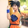 Kids Anime Son Goku Cosplay Costumes Krillin Training Clothes Superhero Outfits with Super Saiyan Wig Comic Con Party Costume