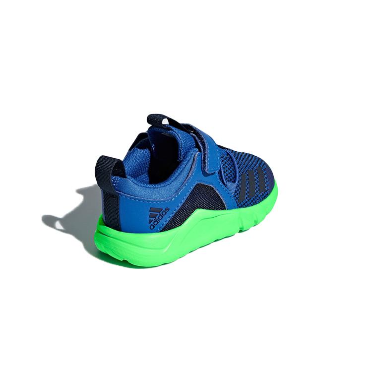 Adidas Rapida Slip Resistant And Breathable Low top Toddler Shoes Blue Black Infant And Toddler AH2580
