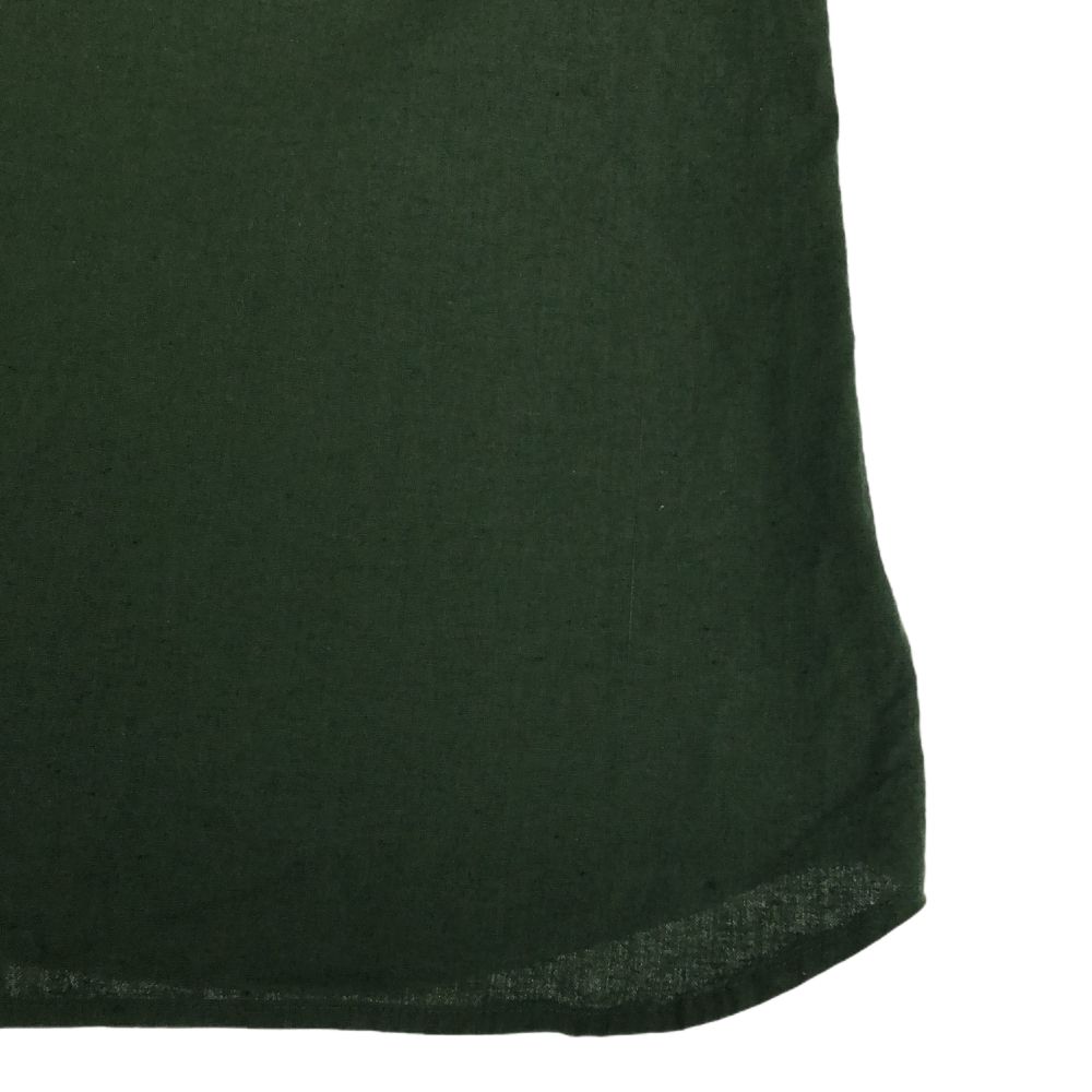 Indian Linen Blend Long sleeve Western shirt L khaki Men's Used