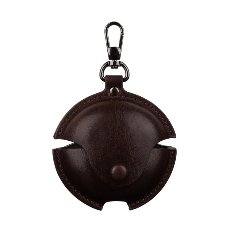 For Huawei FreeBuds 7i Business Leather Earphone Protective Case with Hook