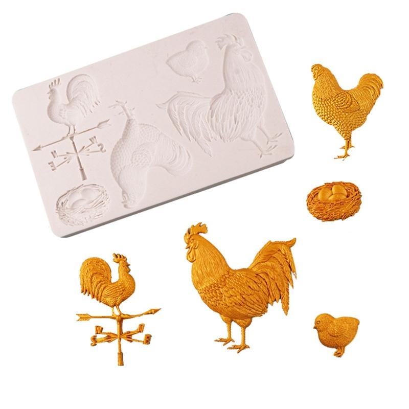 Schokoladenformen Hühnernestförmige Backformen Fondantformen Kuchenformen Silikonmaterial Geschenk für DIY Backliebhaber