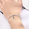Authentic copper Charm Bead Charms Luxury Blue Moon Moonlight Lock Pendant Bead Charms Compatible With Bracelets Diy Women Making Delicate Gift