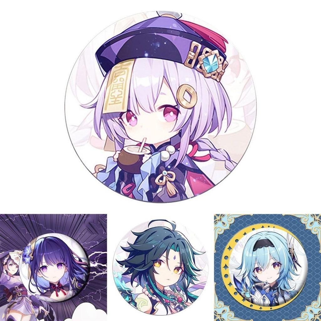 Captivating Fashion Jewelry Badge Featuring Cartoon Animation Brooch From Genshin Impact
