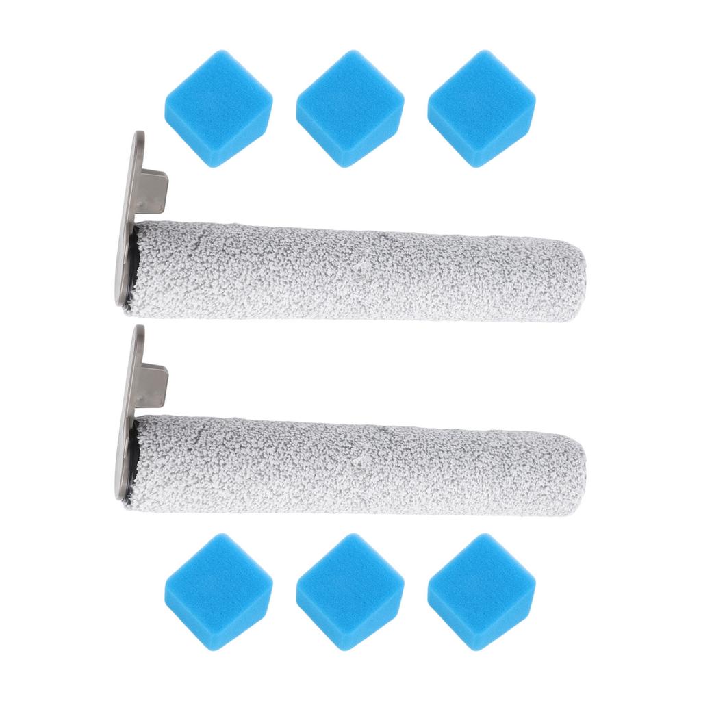 Replacement Roller Brush With Sponge Filters For JONR ED12 Pro Wet Dry Cordless Vacuum Cleaner Accessories