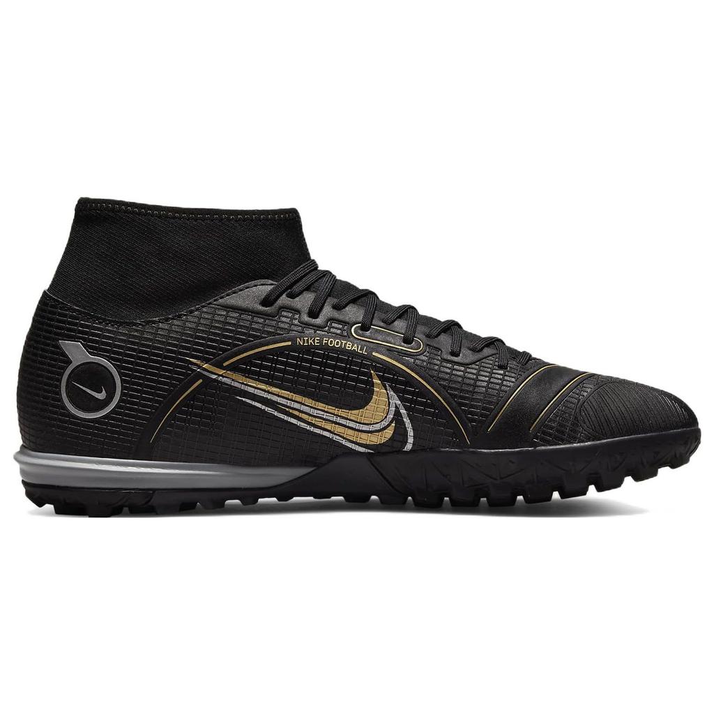 Nike Mercurial Superfly 8 Academy TF Shadow Pack Men Sneakers Black Metallic-Silver Medium-Ash DJ2878-007